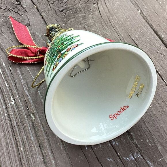 Spode Christmas Bell Ornament‎ 2016 Teddy Bear Tree Holiday Decoration - Picture 3 of 4